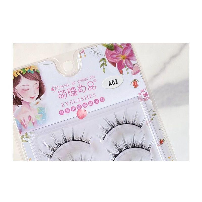 Mogugu - Set of 5 Pairs: Natural Criscross False Eyelashes