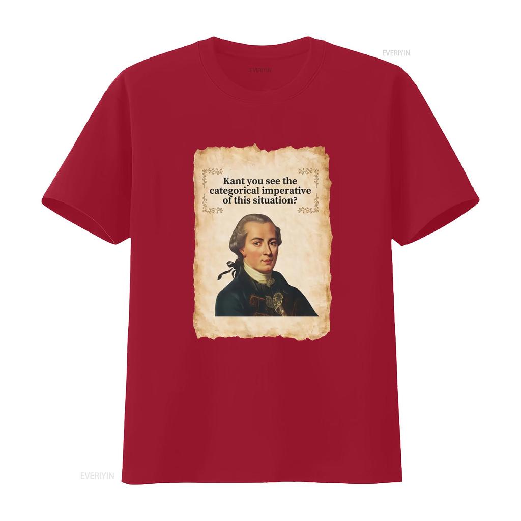 Imunisexuel Kant T Shirt Philosophy Pun Categorical Imperative Design For Student Professor Lover Vintage Washed Comfortable