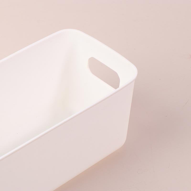 1 Stück Desktop-Aufbewahrungsbox für Schreibwaren Weiß Toilettenartikel Kosmetik Verschiedenes Kunststoff-Aufbewahrungs-Organisationsbox Schubladen-Organizer