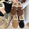 Autumn Winter Women Shoes Casual Flat Shoes Women Moccasins Soft Loafers Fashion Warm Plush Shoes