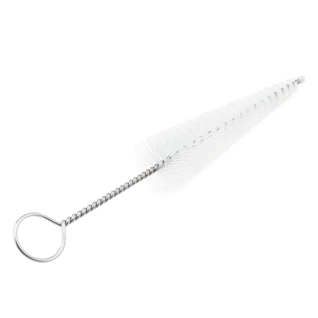 Nylon Bristles Stainless Steel Trumpet Mouthpiece Cleaning Brush Heavy Duty Trombone French Horn Tuba Professional Maintenance Tool