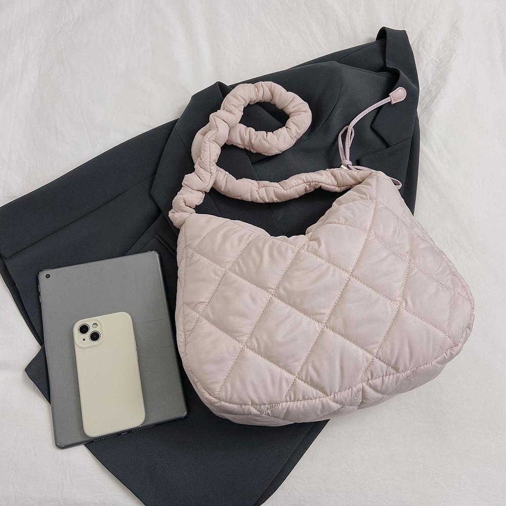 Quilted Padded Crossbody Bag Women Pleated Bubbles Cloud Shoulder Bags Large Capacity Handbags Tote Designer Bag Dumpling Bag