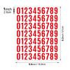 5Pcsset 1 Inch Functional Planner Stickers Vinyl Waterproof Black White Colorful Number Sticker For Cup Laptop Price Tag