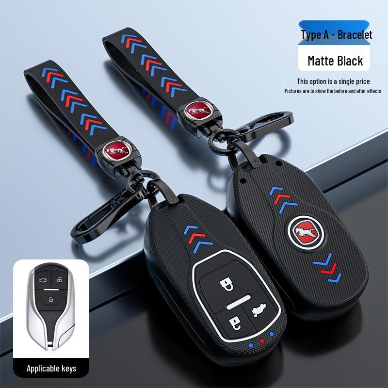 Metal Key Cover Set for 17-21 Hanteng New Energy X7/X7s V7 X5Max - Personalized Design