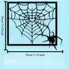 Modern Gothic Spider Web & Heart Metal Wall Art, Rust-Resistant Indoor/Outdoor Decor