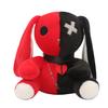 25CM Halloween Stuffed Animal Color Mosaic Reborn Rabbit Cartoon Soft Model for Boys and Girls Christmas Gifts