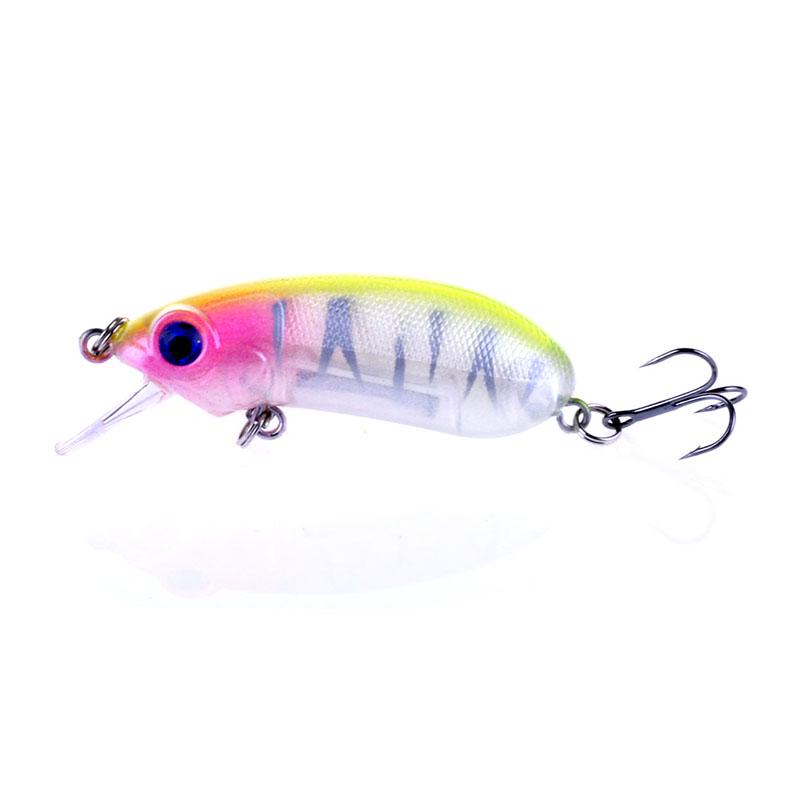 HENGJIA 1Pc Fishing Lure Minnow Floating Bait Plastic Bass Lure Hard Wobbler Fishing Gear