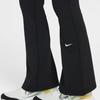 Nike One Dri-FIT Flared Leggings Black White For Girls FZ5609-010