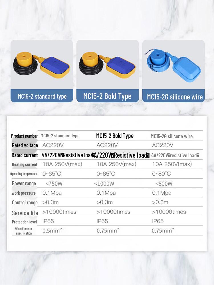 Automatic Water Level Controller Float Switch for Household Water Towers