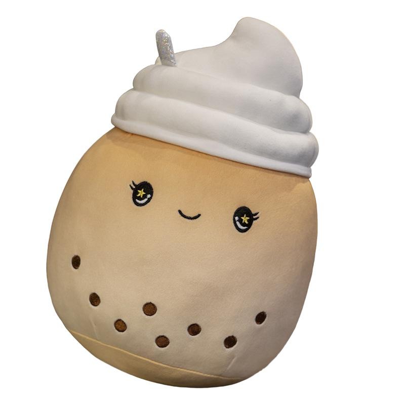 Cartoon Eis Milchtee Ausdrucks-Puppe Kinder Schlafkissen Plüschtier Puppe Mädchen Stoffpuppe Premium