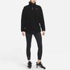 Nike Fleece Knit Half-Zip Stand-Collar Jacket Women Jackets Black DD6475-010