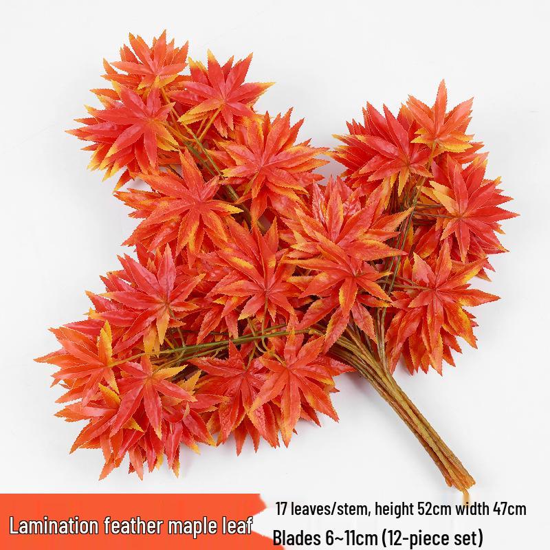 Artificial Banyan Branches with Laminated Plastic Leaves for Landscaping and Decoration