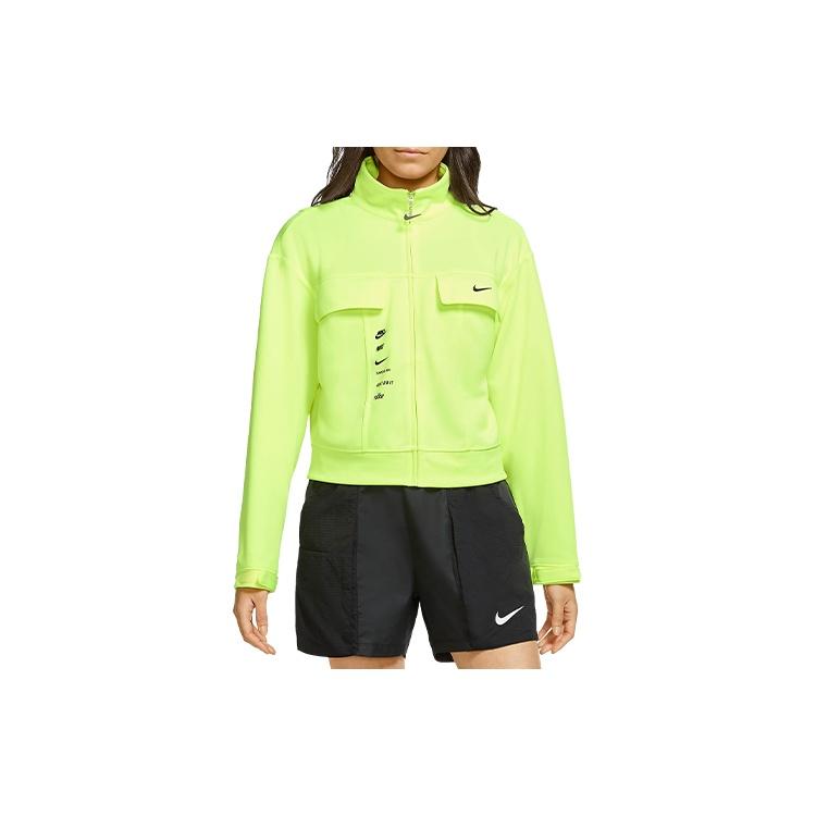 (WMNS) Nike Sportswear Swoosh Jacket Yellow Women s CU5679-702 M