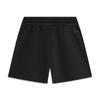 Li-Ning Sports Lifestyle Series Letter Mid-Waist Drawstring Comfortable Versatile Breathable Casual Shorts Women Shorts Black AKSU530-2