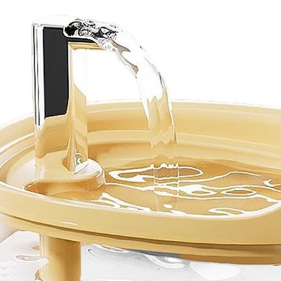 Automatic Cat Water Fountain Quiet Circulating Pet Drinking Bowl with Dual Filtration System USB Charging 1.5L BPA-Free Plastic Water Dispenser