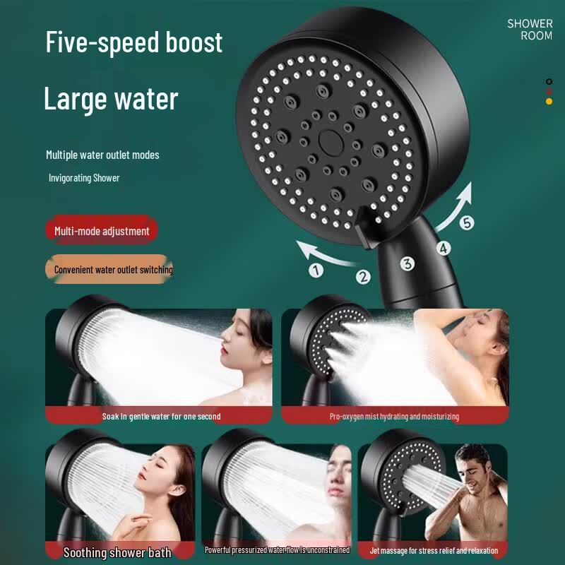 iLeddog High-Pressure Handheld Shower Head Set