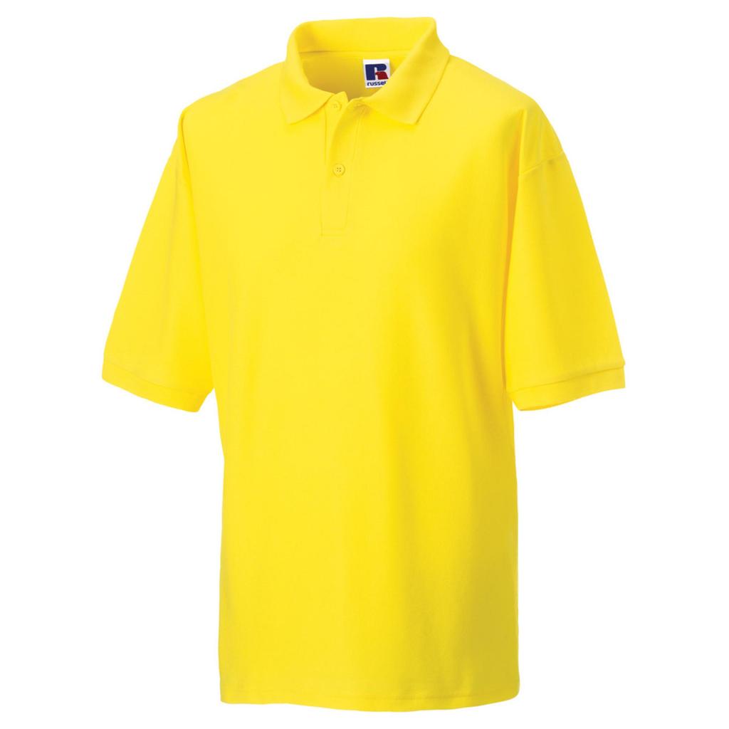 Russell Mens Classic Short Sleeve Polycotton Polo Shirt