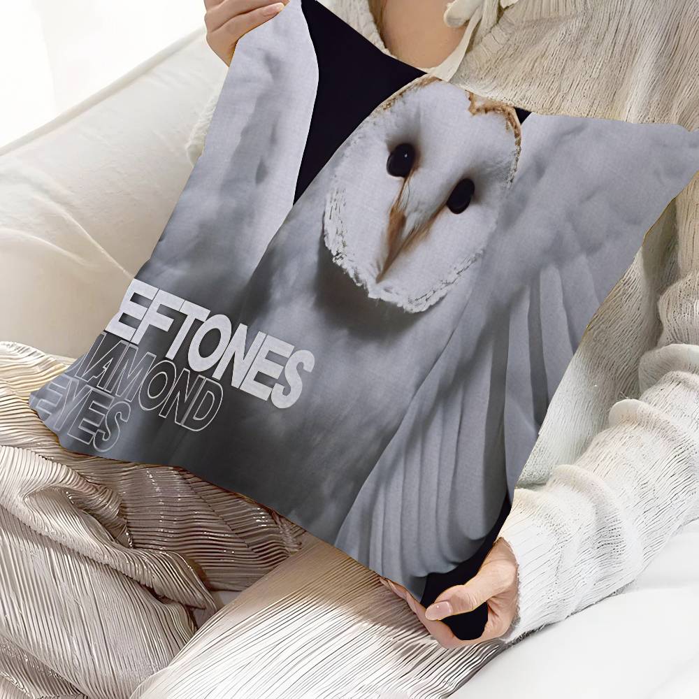 D-Deftones Fashion Cushion Cover Car Throw Pillow Case For Sofa Car Christmas Gift 40X40Cm 45X45Cm