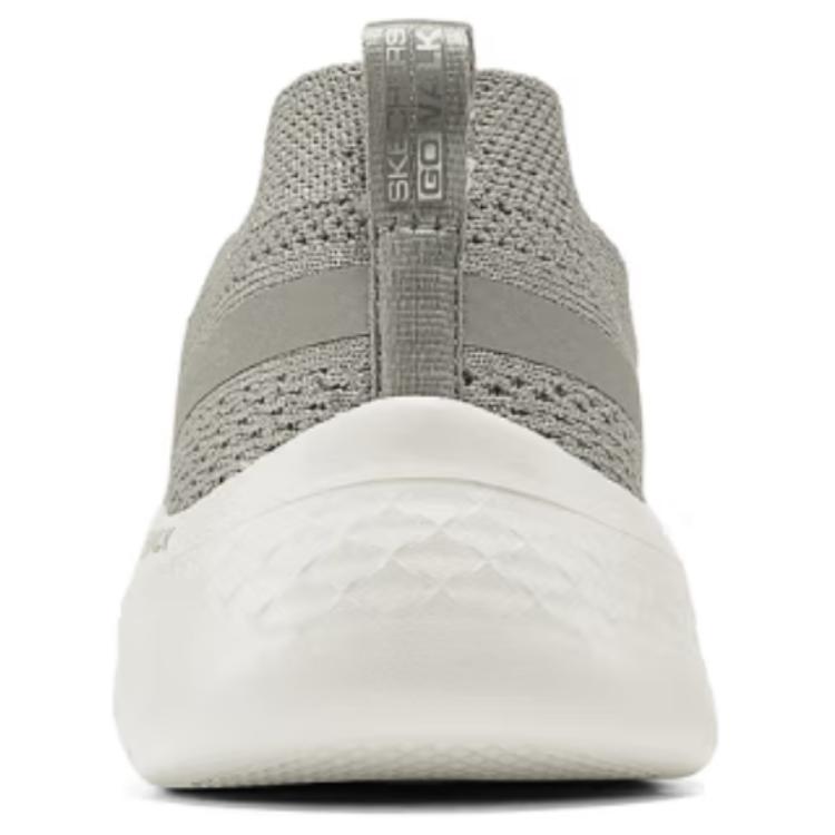 Skechers Go Walk Comfortable Lightweight Low Top Running Shoes Women Sneaker Gray Brown 124840-TPE