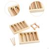 Wood Spindle Box Mathematics Learning Training Toy Teaching Math Toys Materials for Homeschool