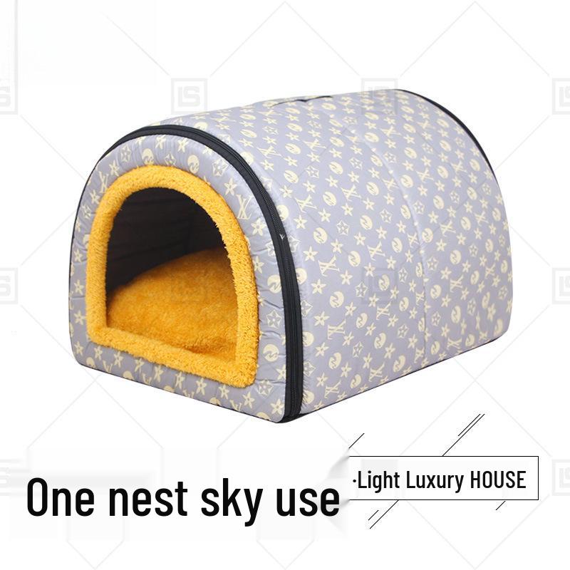 Waterproof Outdoor Pet House: Rainproof, All-Season Shelter for Cats & Dogs