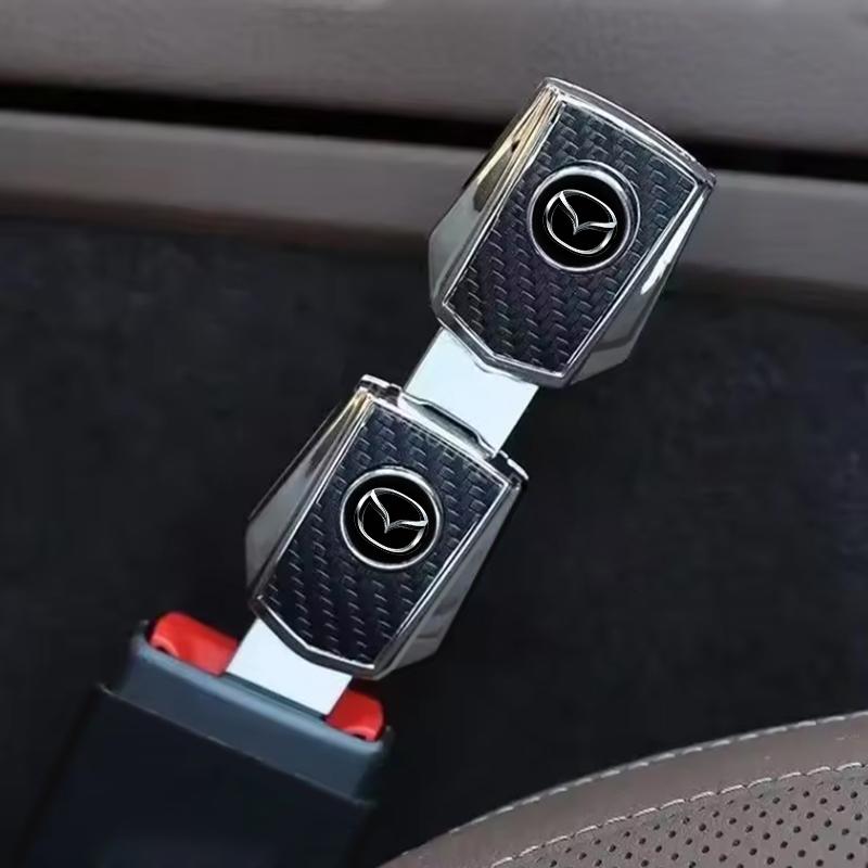 Car Seat Belt Clip Extender Alloy Seatbelt Lock Buckle Plug for Mazda 3 bk bl bj bn 323 Axela Atenza CX-3 CX-4 CX5 Accessories