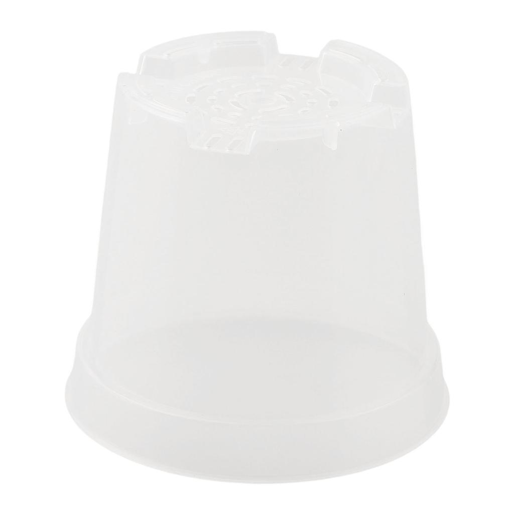 Clear Nursery Pots Plastic Planting Pots Lightweight Build Root Growth Monitoring Transparent Design For Indoor Plants