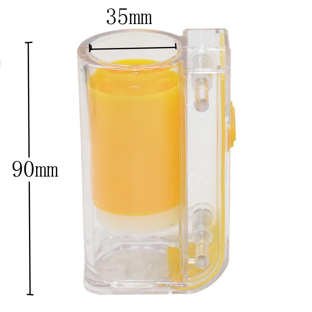 

Queen Bee One-Handed Marking Cage & Catcher Tool - Plastic Push-Pull Marking Bottle for Beekeeping