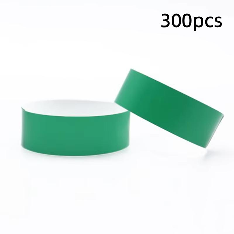 100/300/500Pcs Paper Wristbands Waterproof Party Synthetic Paper Wrist Playground Multipurpose Bracelets Id Wrist Bands