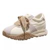 2025 Spring Explosion Korean Ballet Style Platform Forrest Gump Shoes Women's Height Increase Versatile Retro Casual Sports Dad Shoes