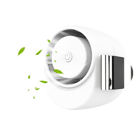 Přenosný pasový ventilátor Ultra tichý 3 rychlosti Nastavitelný Klipový Mini ventilátor