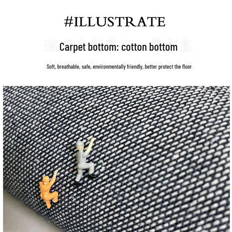 Französischer Cremeteppich, Wohnzimmersofa, Couchtisch, Retro-Modernes Zuhause, Schlafzimmer Kleines Rotes Buch, Bettdecke.