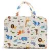 COLORFUL CANDY STYLE Diaper Pouch for Baby Cute and Animal March Across the Savanna B1503500 Boys, Portable, (Scarlet, Natural)
