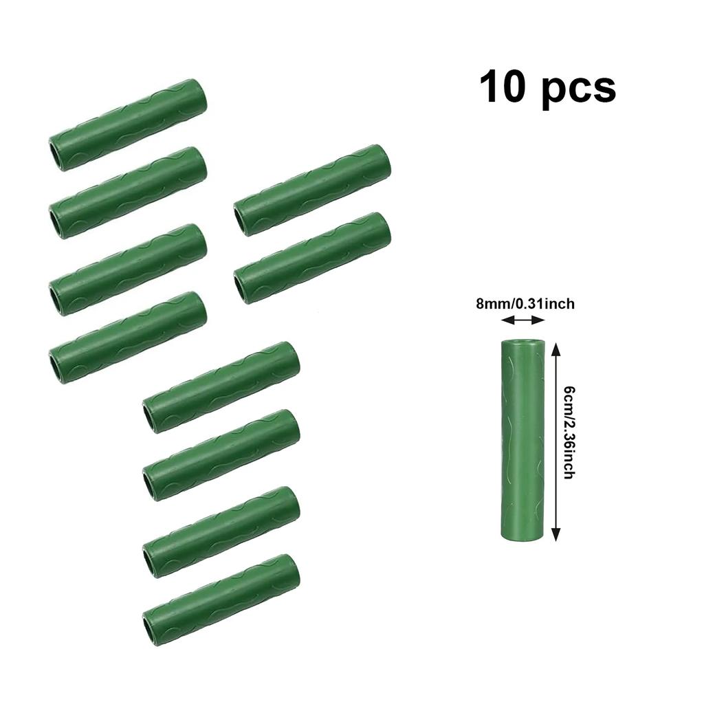 10PCS Universal Plant Support Clips, Gardening Fix Connector for 8-20mm Stakes, Plastic Climbing Pergola Fixed Bracket
