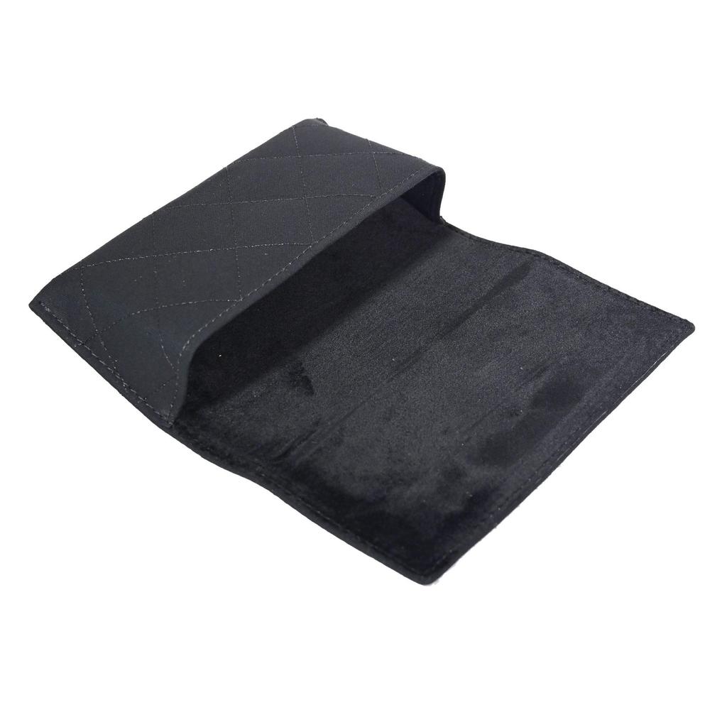 Chic Diamond Quilted Soft Leather Eyeglass & Sunglasses Case by Trendy Brand