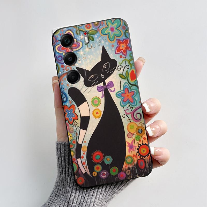 

Для Tecno Camon 40 Pro 2025 4G CM5 CM6 40Pro Camon40Pro Роскошный Милый Чехол-Защитная Накладка на Заднюю Панель с Рисунком Сердца из Любви Мягкий ТПУ Чехол Camon 40