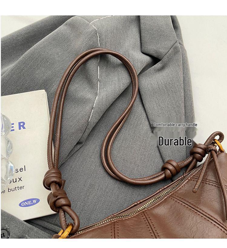 Damen Retro Croissant Umhängetasche - Neue Kleine Schulter Knödeltasche