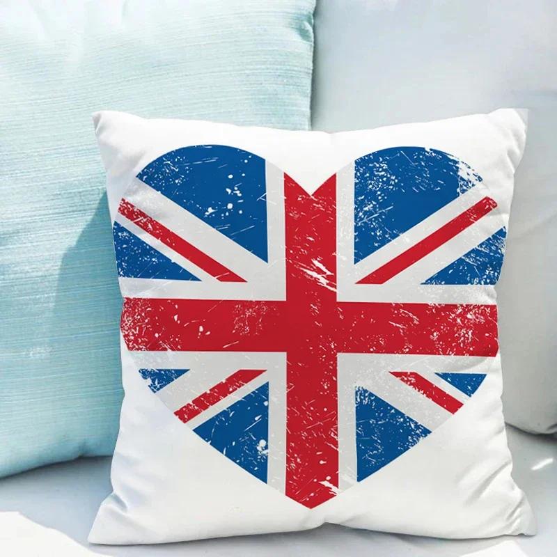 British Style London Cushion Covers Pillow Cases Decorative Sofa Cushions Sleeping Pillows Room Decor Pillowcases Cover