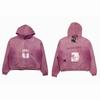 Mens Oversized Hooded Zip-Up Sweatshirt Vintage Washed Distressed Graphic Print Streetwear Winter Casual Pullover