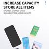 Car Essential Organizer High Capacity Adhesive Backing Mesh Design Easy Installation for Most Vehicles