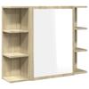 Vidaxl Badezimmerschrank, Sonoma-Eiche, 80 x 20,5 x 64 cm