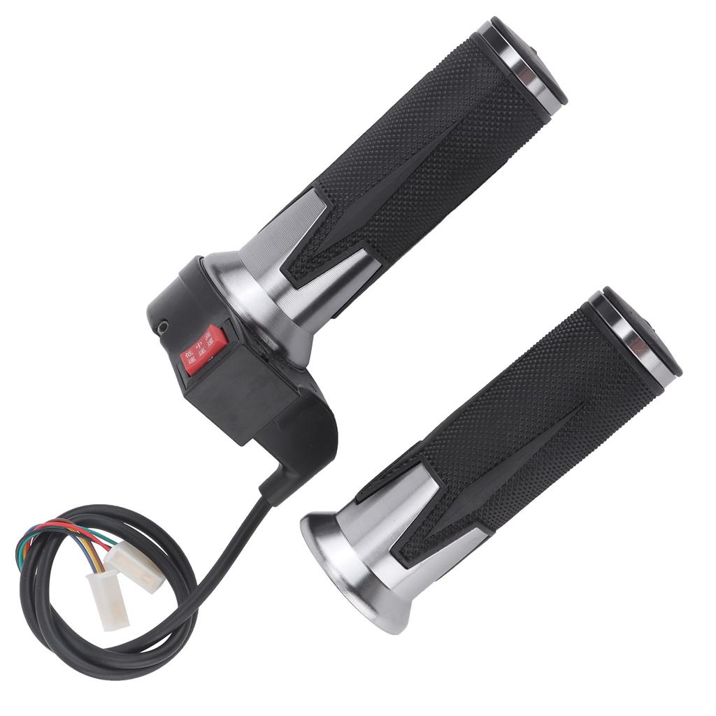 1 Pair Handlebar Throttle Grip 3 Speed Control Universal Throttle Handle for Electric Bikes
