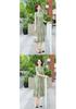 Elegant Summer Dress for Women 2026: Short Sleeve, Slimming Printed Skirt for Middle-Aged and Elderly Moms