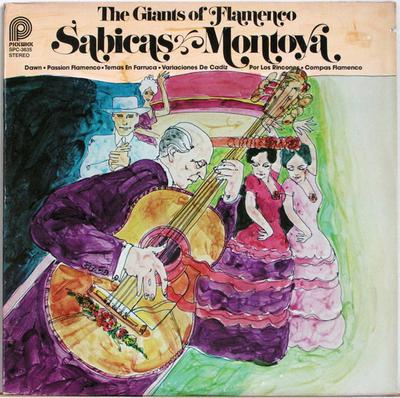 LP Record SABICAS , CARLOS MONTOYA - The Giants Of Flamenco SPC3635 Pickwick 1978 US Latin Used