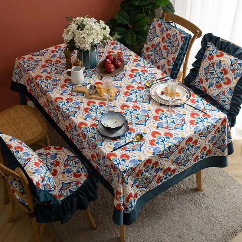 Скатерть в европейском стиле с кромкой — фото 9