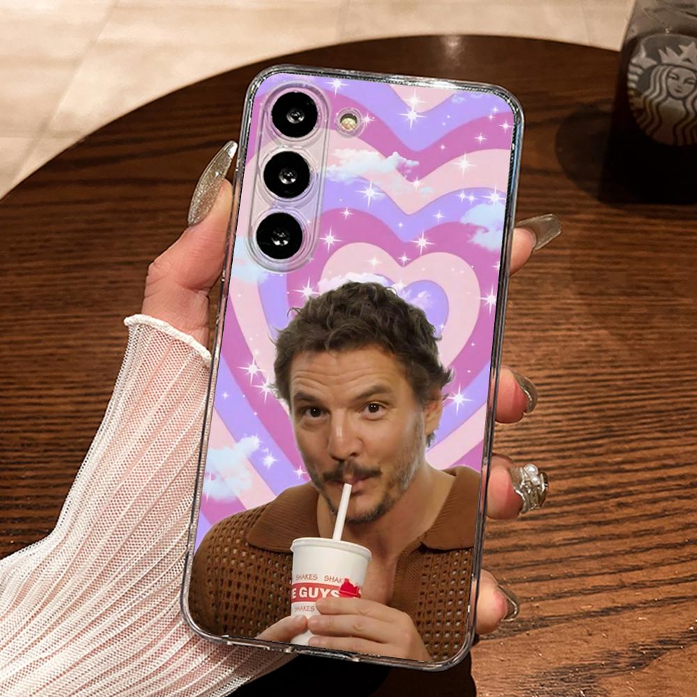 Pedro Pascal Actor Phone Case Silicone For Samsung S30,23,21,22,20 FE lite,S10,9,PIus Note20ultra Soft Transparent SamsungS20plus5G