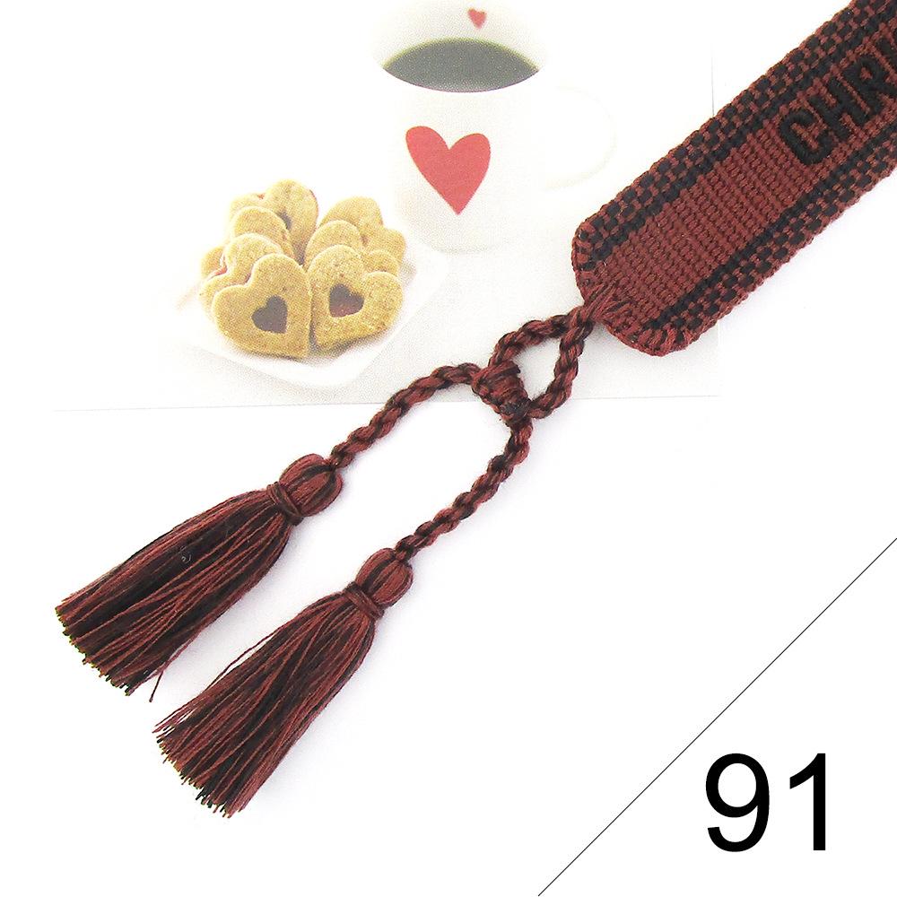 Custom Bohemian Embroidered Bracelet with Tassel and Woven Rope - Handmade Jewelry for Couples and Women