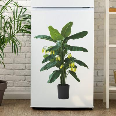 Simulation Greenery Leaves Potted Plants Bedroom Living Room Home Background Landscaping Decoration Wall Stickers