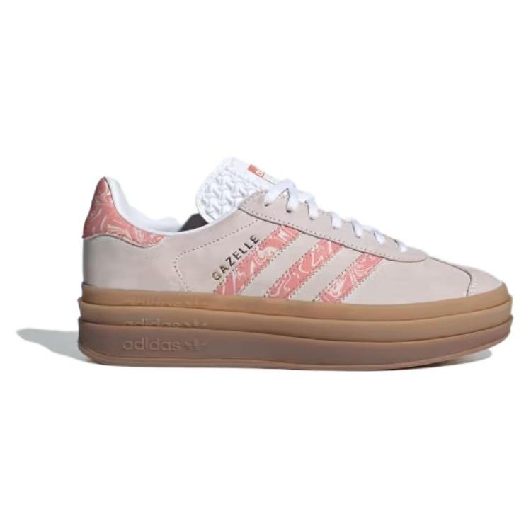 adidas Gazelle Bold Kittrosa Mauve Marmor Damen Sneaker Rosa Wunder-Ton Wolkenweiß ID3739