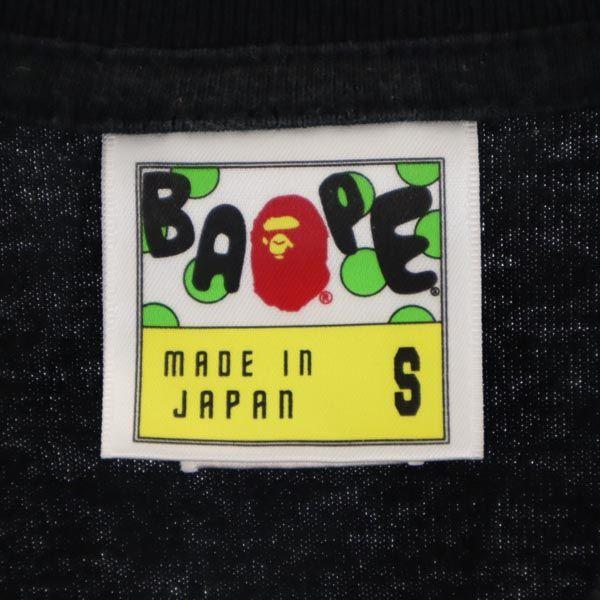 BAPE Print Short sleeve T-shirt S black A BATHING APE Men's Used